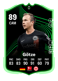 Mario Götze UECL Road to the Knockouts 89 OVR